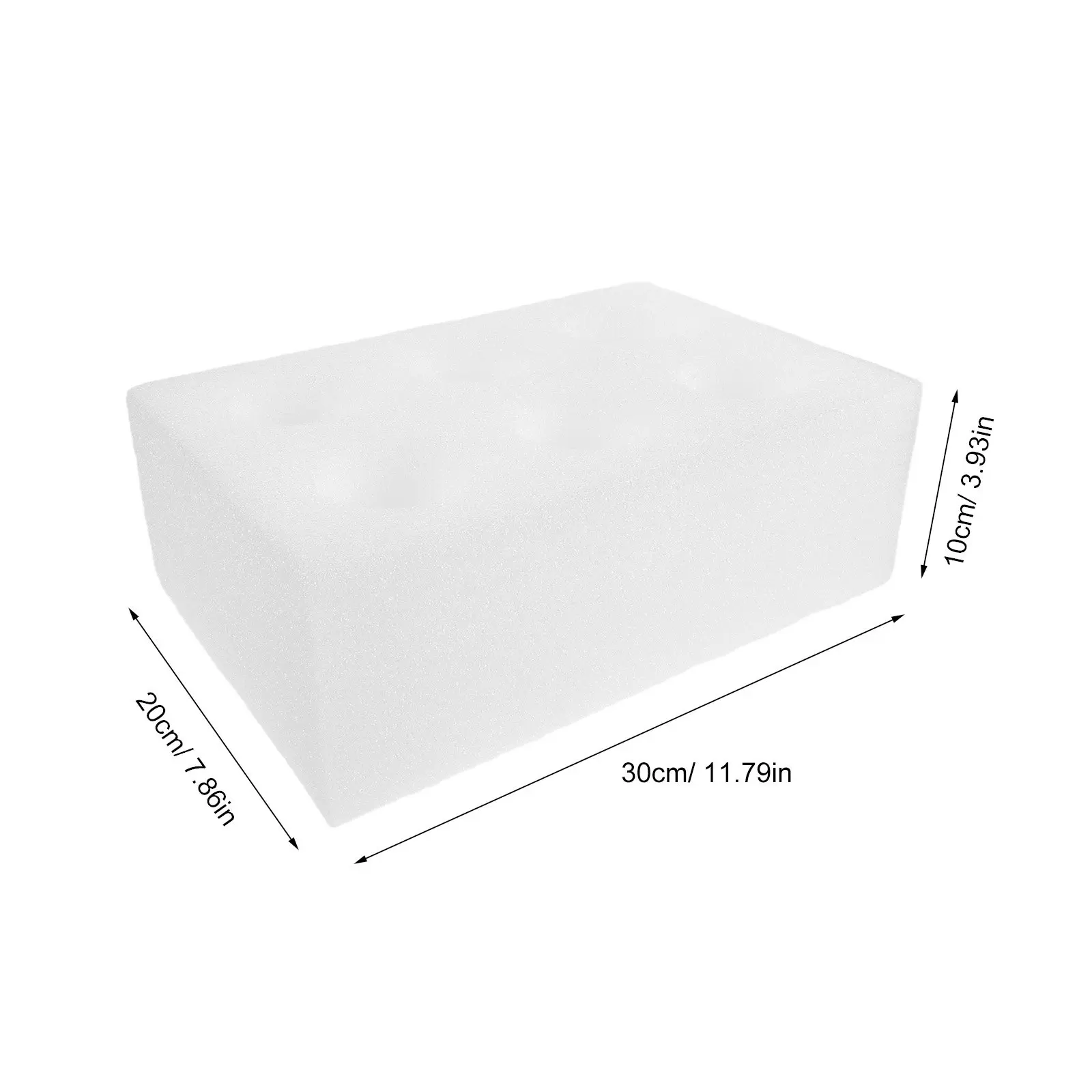 Bulb Tray 6 Compartments Light Bulb Sponge Tray 6Cm Hole Shockproof Organizer Drawer Cabinet Storage Impact Resistant