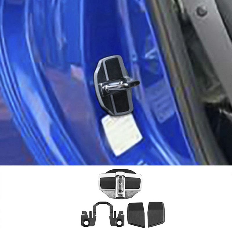 12Pcs Car Door Stabilizer Door Lock Protector Latches Cover For Subaru All Series BRZ XV Forester Legacy Outback WRX