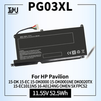 52.5WH PG03XL Laptop Battery for HP Pavilion Gaming 15-DK 15-EC 15-DK0000 15-DK0001NE DK0020TX DK0127TX 15-EC1011NS 16-A0124NG