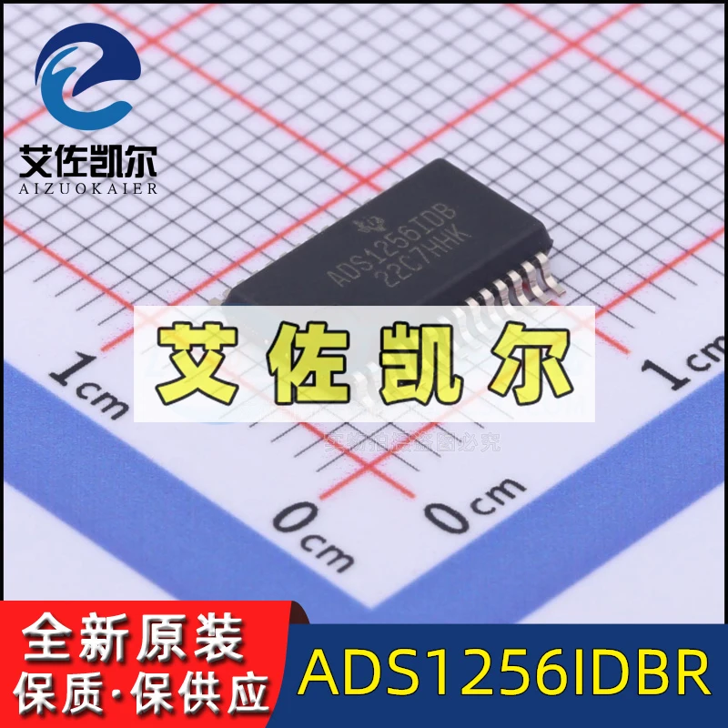 new-original-ads1256idbr-analog-to-digital-converter-chip-ssop-28-ezekiel