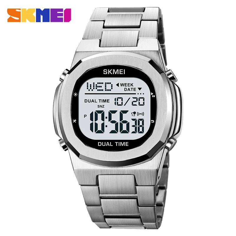 SKMEI 2004 Business Men's Digital Watch Luxury Electronic Sports Calendar Waterproof Men's Watch 2465 Men's Watch Reloj Hombre