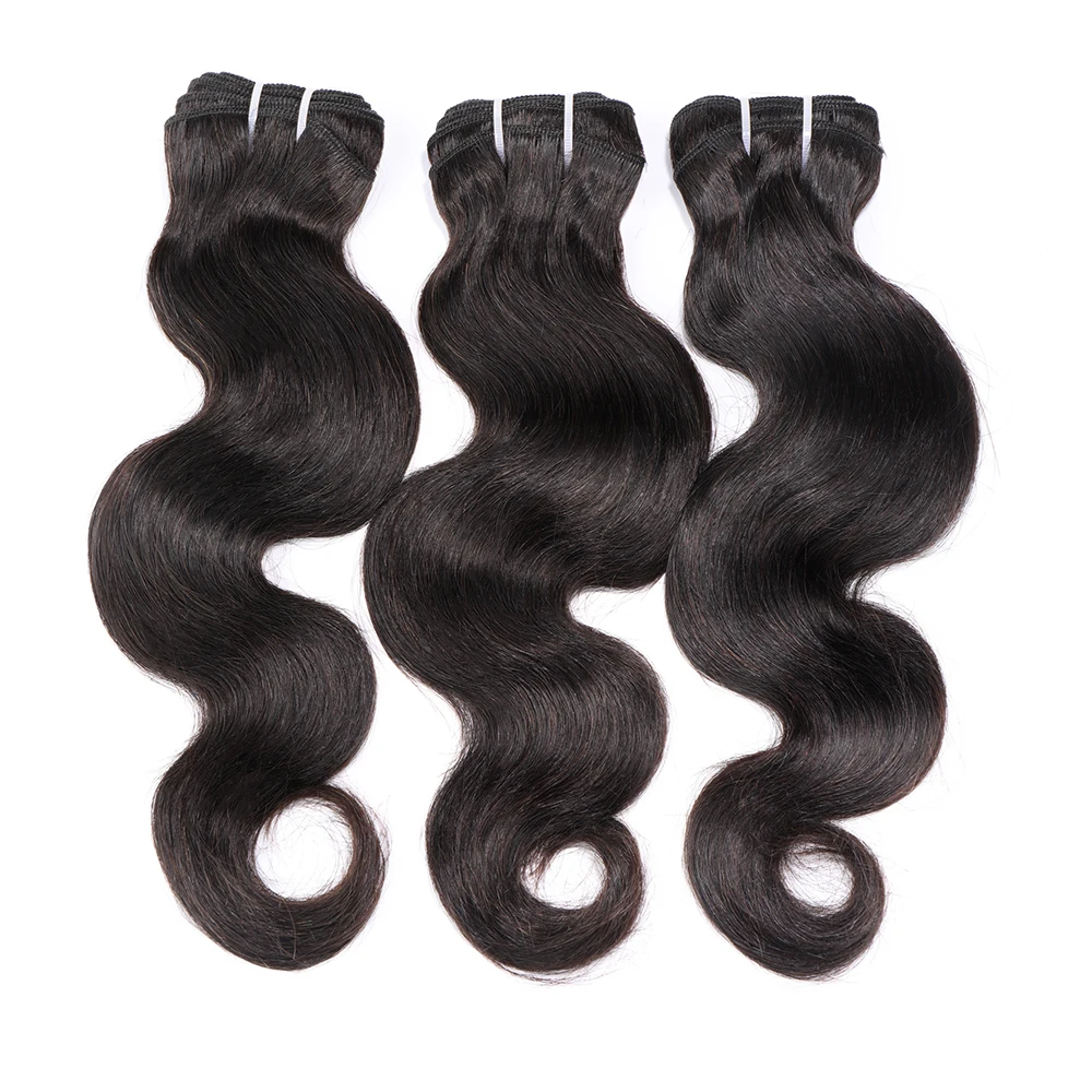 Body Wave Human Hair Bundles 22 24 26 Inches 1/3 Bundles Human Hair Peruvian Hair Unprocessed Human Hair Bundles Natural Color