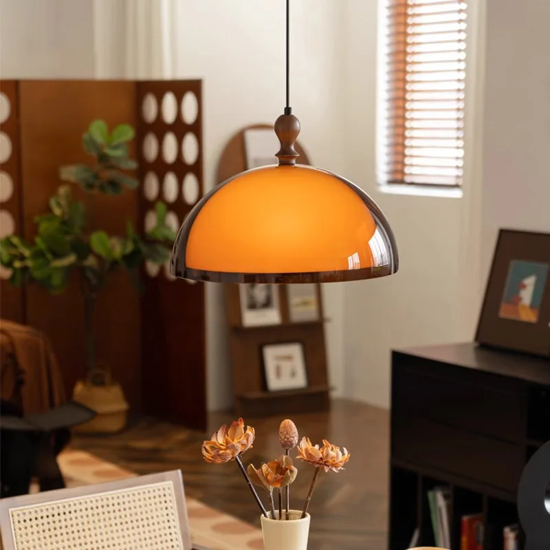 French Retro Wooden Rattan Chandelier Elegant Decorative Farmhouse Style Ceiling Hanging Pendant Light for Dining Room Restauran