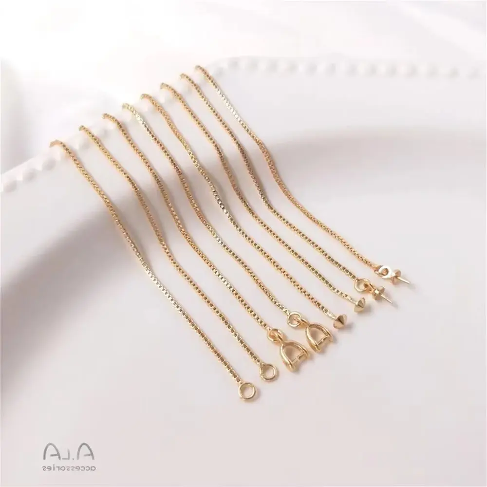 14K Gold Ear String Handmade DIY Earrings Tassel Ear Jewelry Material Ear Chain Making Accessories E039