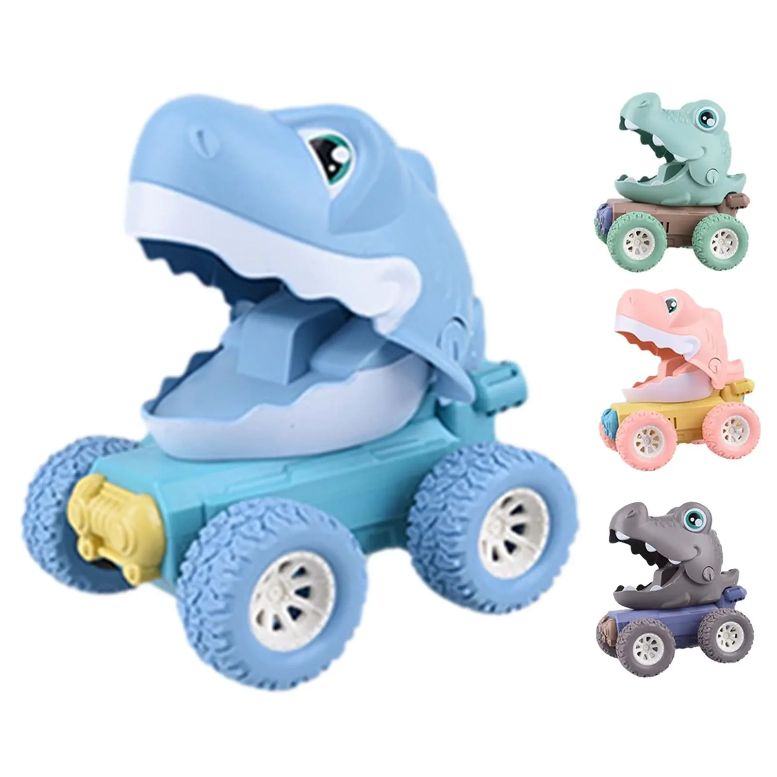 

Children Pressing Dinosaur Car Inertial Pull Back Baby Pull-back Car Will Move Cute Dinosaur Kids Early Educational Toys Gift