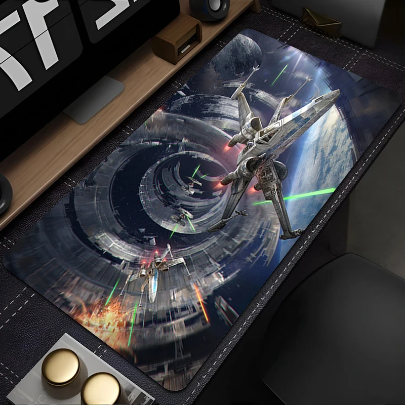 

Anime Mousepad Gamer Gaming Star Wars Spacecraft Mouse Pad Desk Mat Playmat Computer and Soft Office Cabinet Keyboard Pad