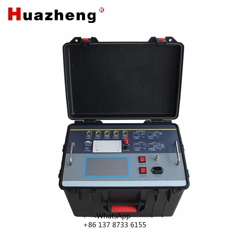 12KV Power Factor Dielectric Loss Analyzer 4 Channel Tan Delta Tester Transformer Insulation Dissipation Factor Measurement
