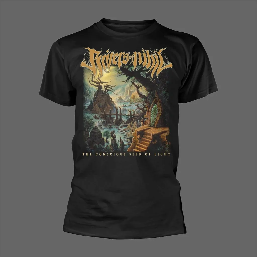 

Rivers of Nihil Owl Peripheral Clothing Pattern Printing Summer Luxury Brand Cotton Men's and Women's T-Shirts Short Sleeves