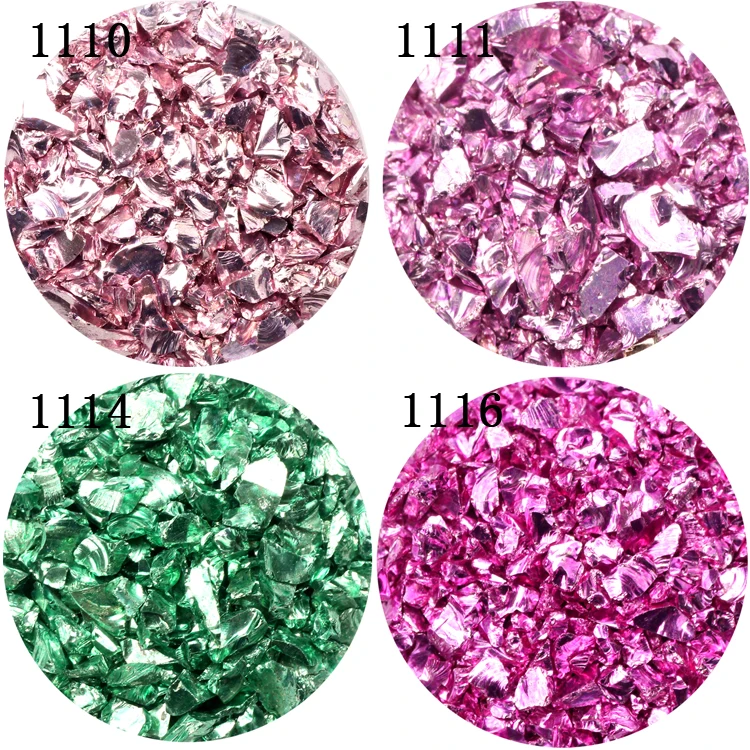 500G/1000G Glas Metall Zerkleinert Stein Füllstoff DIY Tisch Dekoration Kuchen Obst Bahn Füllung Dekorative Für Epoxy harz Form – Detail 5