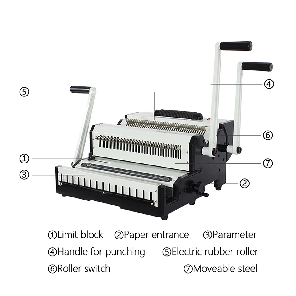 Gold Seller Cheapest Price From MomoTech School Paper Document Brochure Perfect Multifunctional SW2500A Book Binding Machine