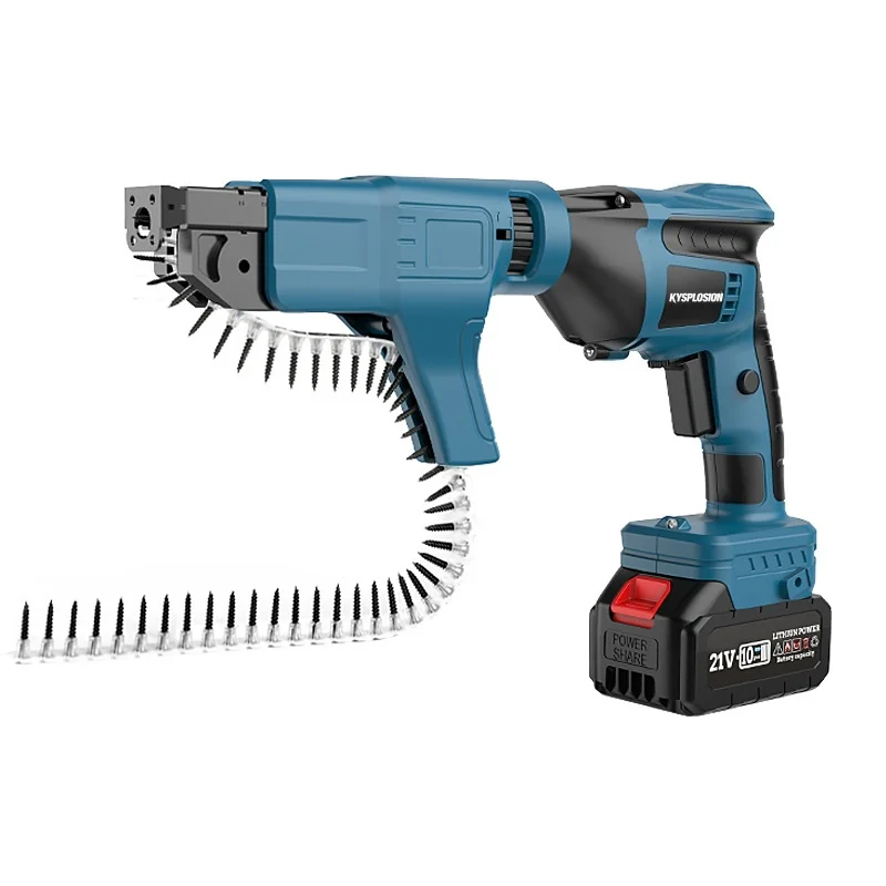 2in1 Brushless Electric Lithium Screwdriver Strip Screw Gun Dual Function pistol fixing nails in the wall For Makita 18V Battery