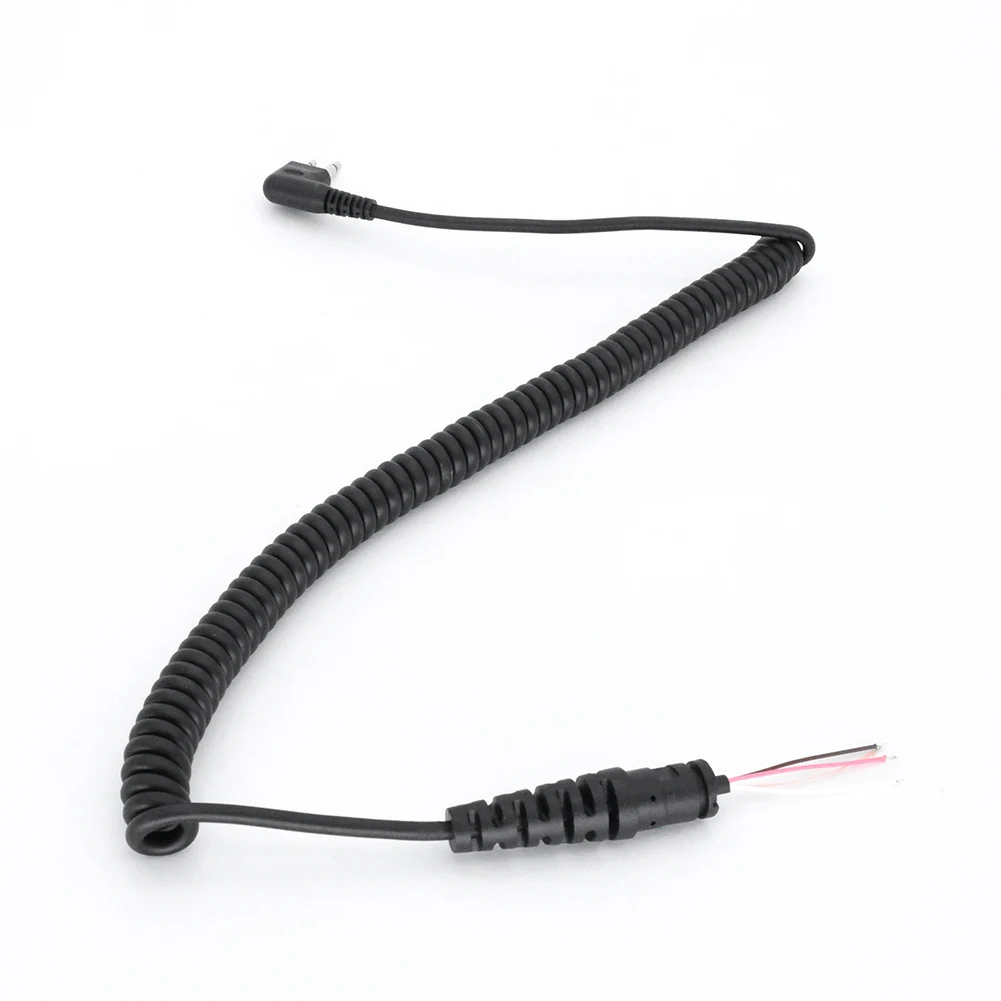 Kabel mikrofon 4 kawat 2pin, Mic elektrik kabel saluran kabel mikrofon untuk Motorola GP3688 GP88 untuk Hytera Wakie Talkie