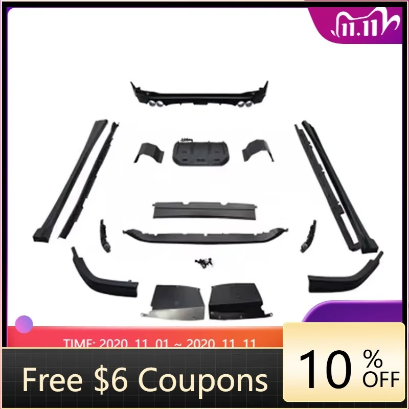 

Высокое качество и надежность 2018 года, автомобильный комплект кузова для Lx Es, детали кузова, аксессуары для передней губы, задний диффузор со стороны