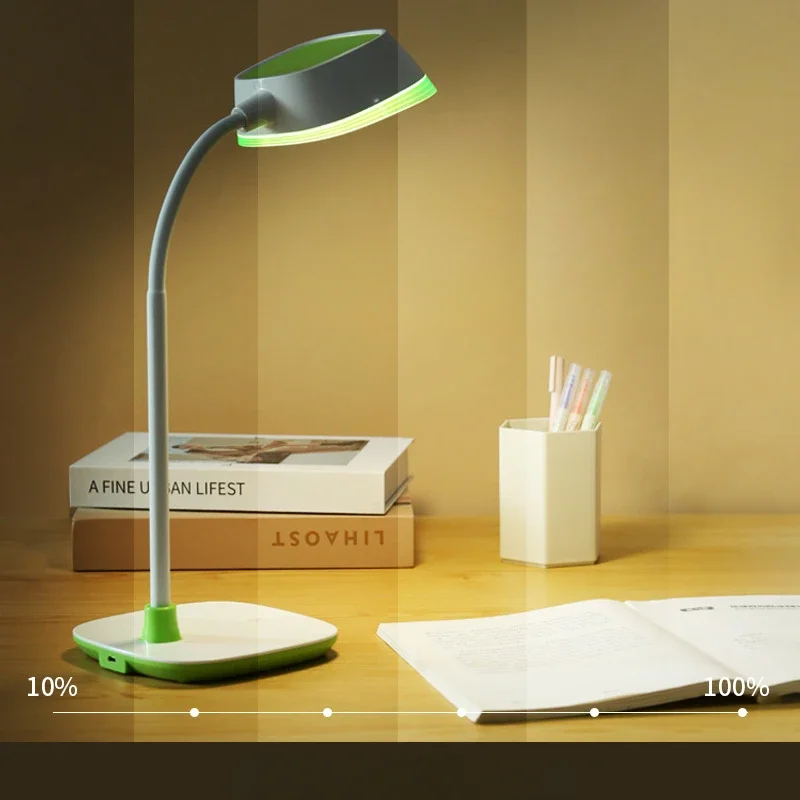 USB Charging And Plugging Dual-Use Desk Lamp Lithium Battery LED Minimalist Study Bedroom Reading Desk Lamp