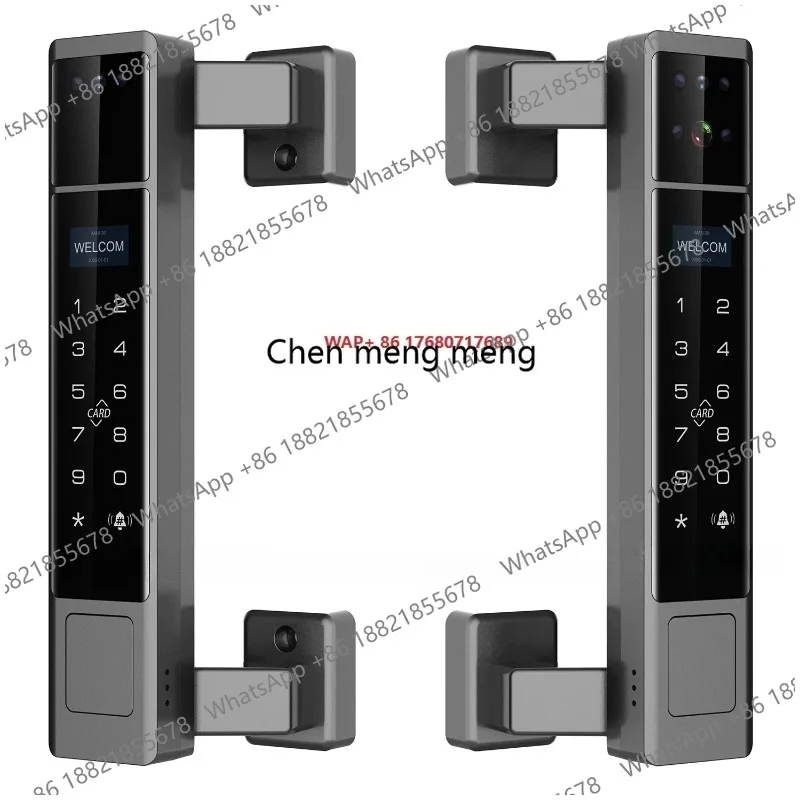 

3D-видеодомофон с распознаванием лиц, считывателем вен ладони, водонепроницаемый уличный смарт-замок