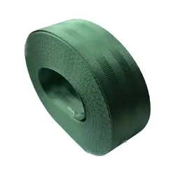 10 meters Roll Seat Belt Webbing Safety Strap green Color  4.8cm Wide 5 Bars