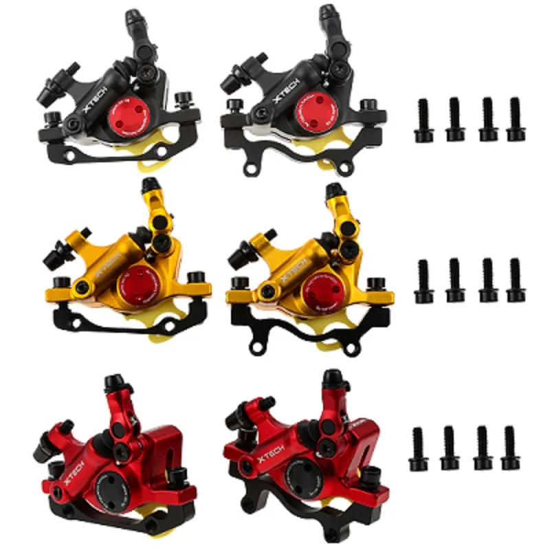 

Front & Rear HB-100 Line Pulling Hydraulic Disc Brake Calipers Mechanical Disc Brakes for MTB Mountain Bicycle Electric Scooter