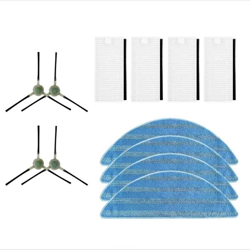 Dla Lefant M201 / T800 / U180 / M501-B / F1 / T700 / M520 / M571 / M301 boczna szczotka filtra Hepa ścierka do mopa części zamiennych