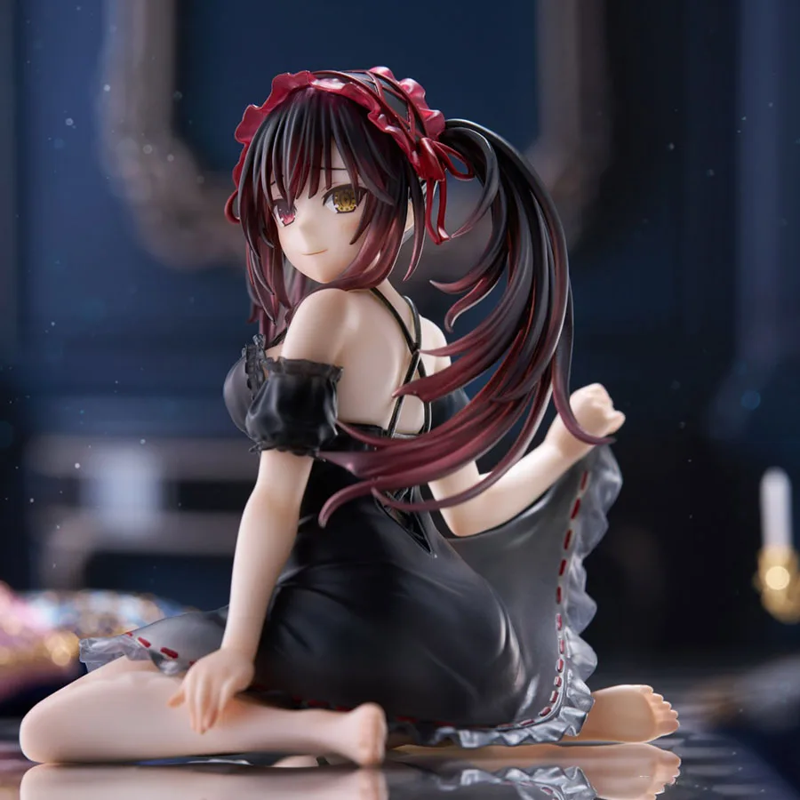 In Stock Original Taito Desktop Cute Date A Live V - Tokisaki Kurumi Nightwear Ver Anime Figure Action Figure Model Decoration