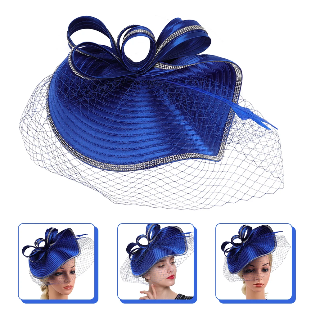 

Mesh Yarn for Women Fascinators Comfortable Reusable Hair Fascinators For Women Tea Party Wedding Dressy Hair Accessories