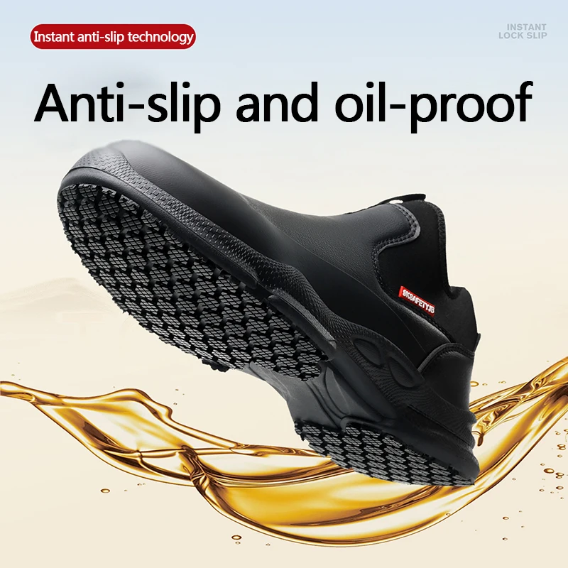 The 2026 new lightweight, anti-slip, oil-resistant hotel chef shoes are comfortable, soft, dirt-resistant and wear-resistant