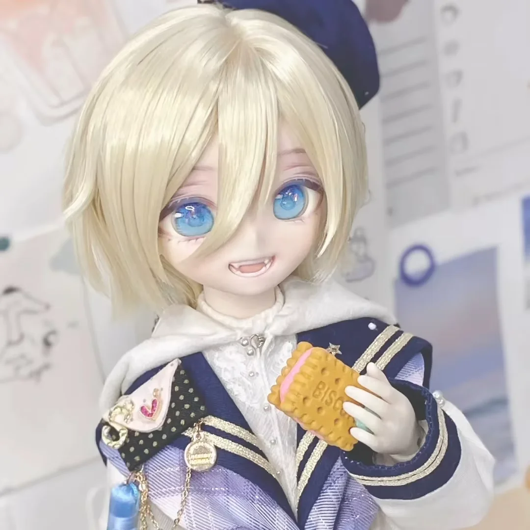 

New Vampire Tongue quadratic bjd Baby 1/4 Cat Coco cartoon sd Joint movable resin makeup Rabbit Bean body in stock