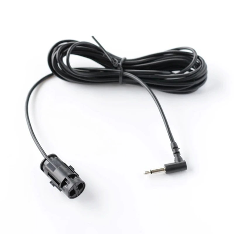 Mini Wired Car Audio Microfone, 3.5mm Jack Mic, Microfone Externo para VW, Telhado Redondo