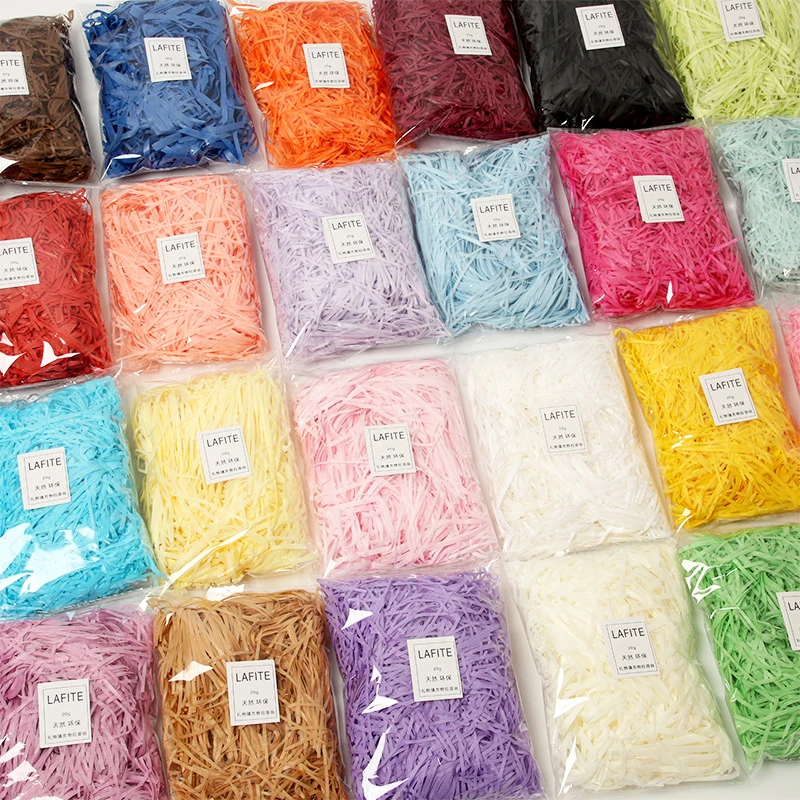 Papier Déchiqueté Froissé LEREATI 450g Argent Double Face - Rembourrage Cadeaux Et Paniers