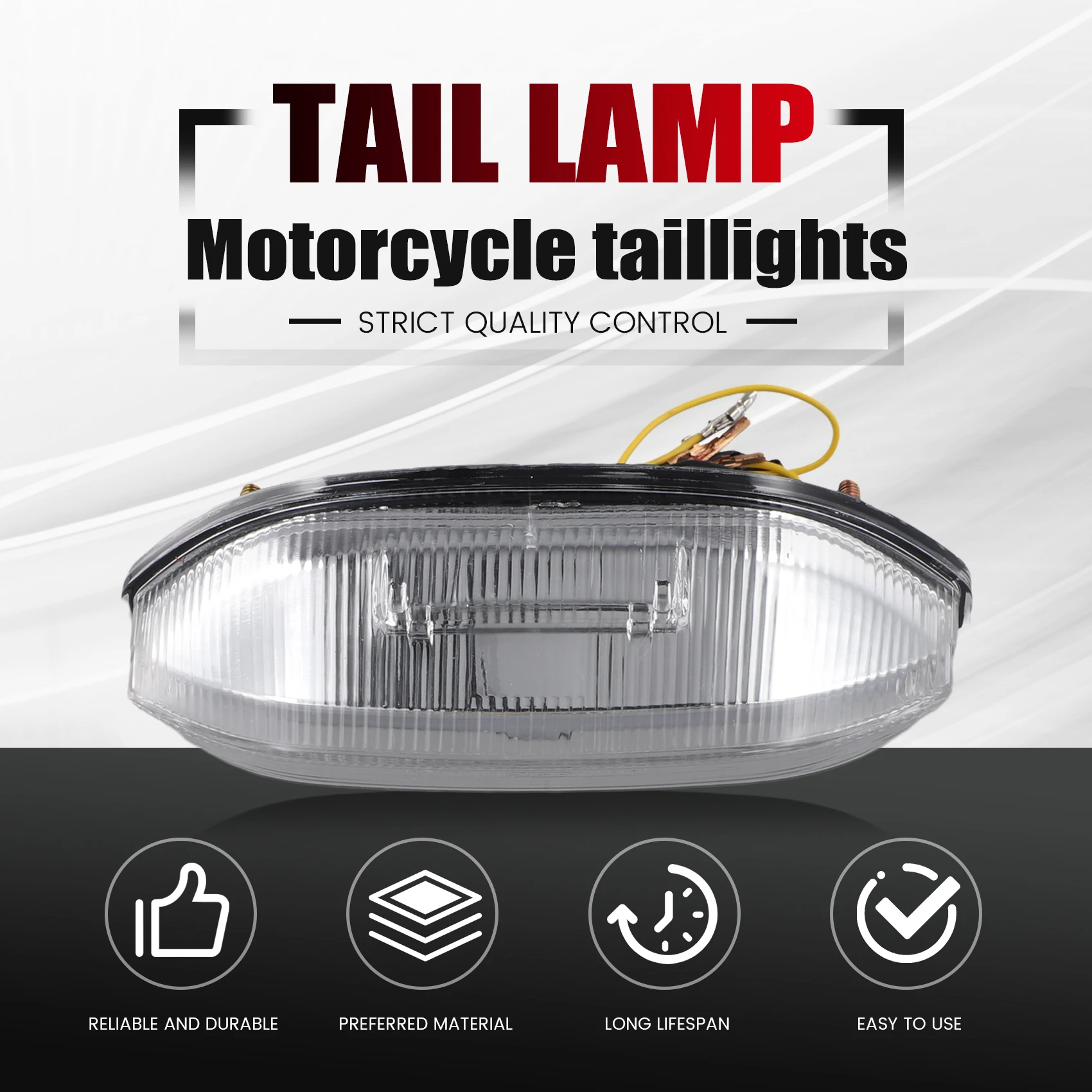 

Better-Rear Tail Light Brake Turn Signals Integrated LED Light For Honda CBR600RR 2013-2023 Accessories