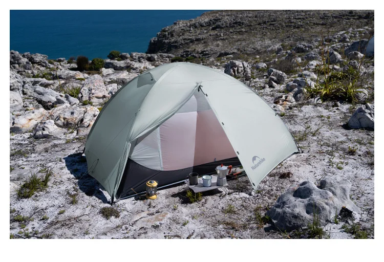 Naturehike 2026 Neues Ultraleichtes Wasserdichtes Atmungsaktives Zwei-Personen-Wanderzelt Outdoor Sechs-Fenster-Campingzelt mit Schnellaufbau – Detail 10