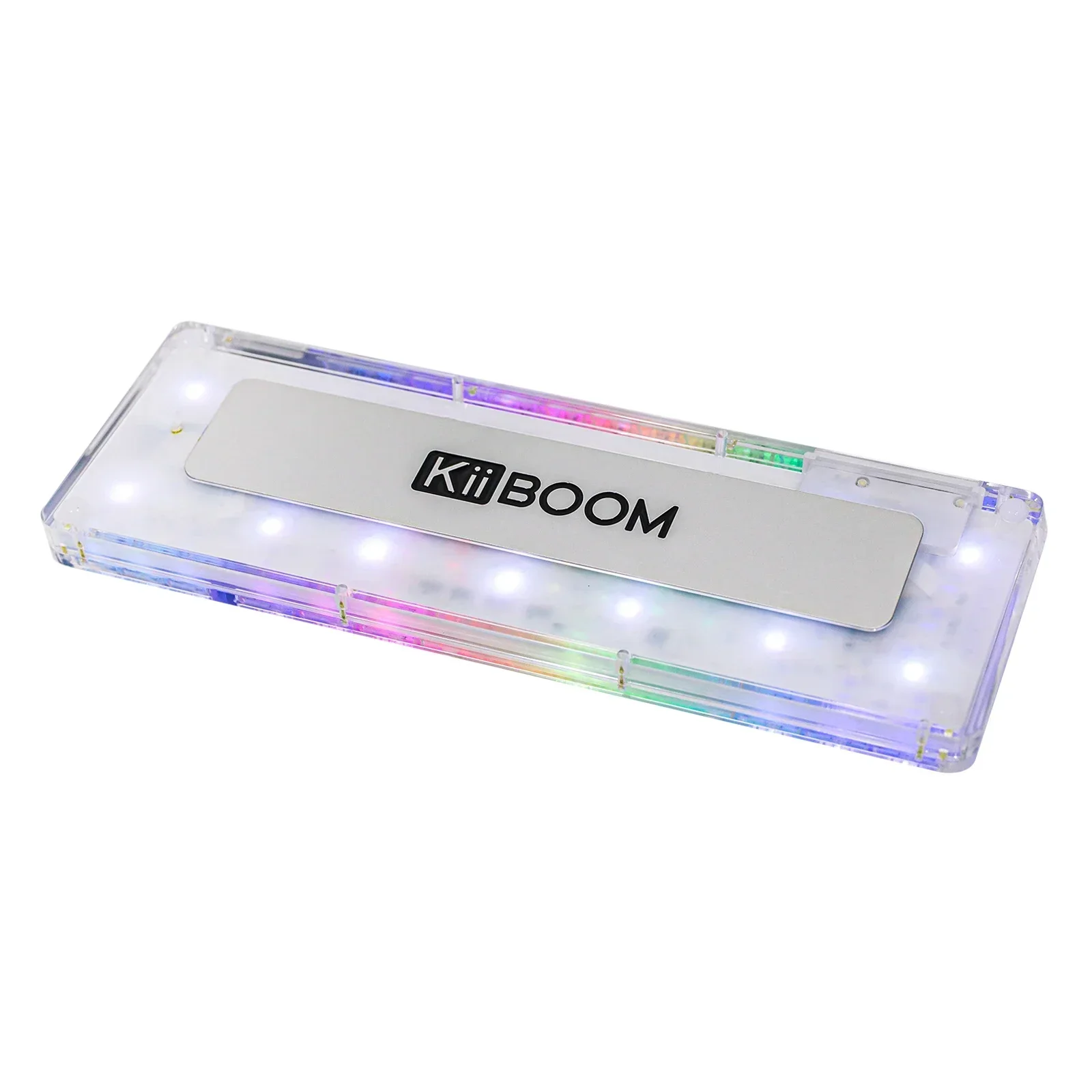 KiiBOOM Phantom 64 60% Transparent Mechanical Keyboard with LCD Screen competitive price big mechanical keyboard switch