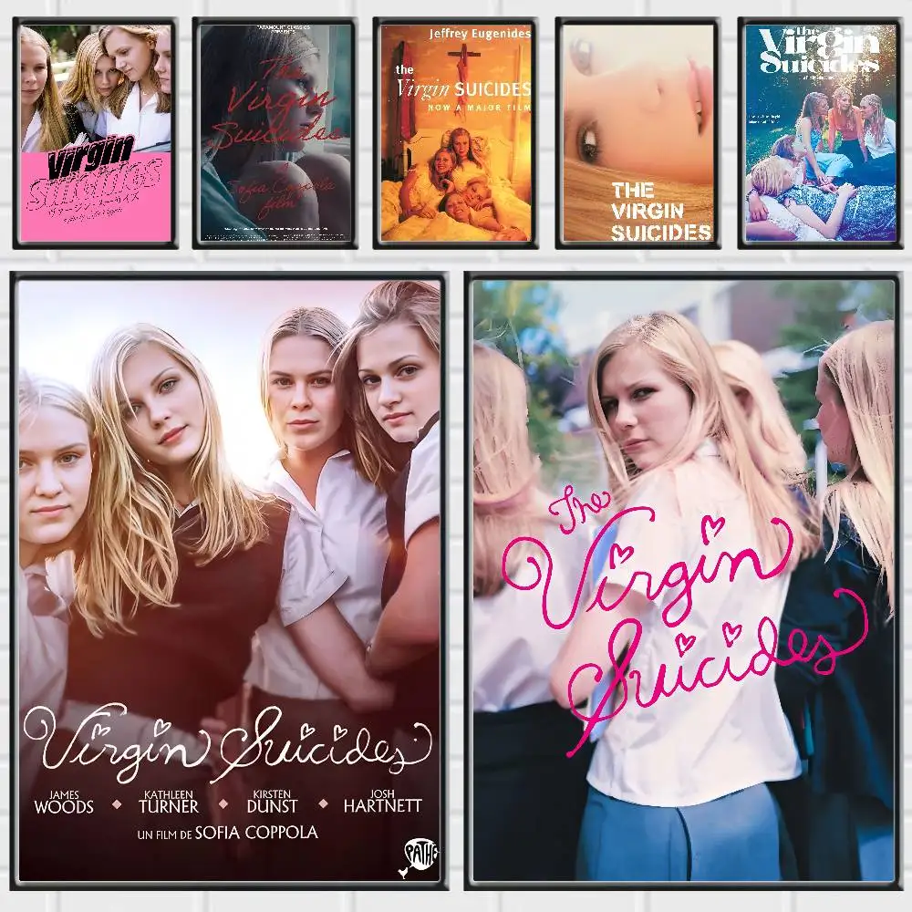 Aesthetic Movie The Virgin Suicides Posters Premium Self-Adhesive No Residue Wall Sticker for Home Office Bar Decor