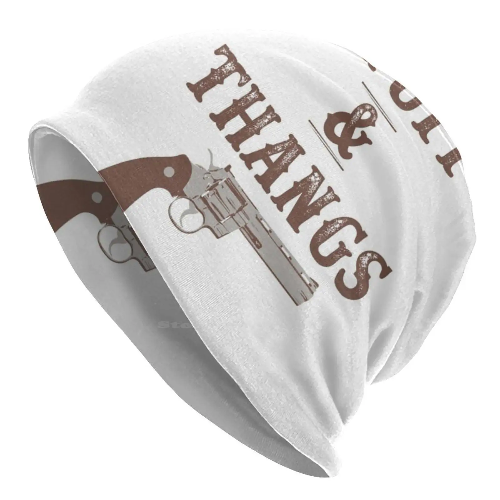 Stuff & Thangs Knitted Hat Warm Beanie Outdoor Caps Rick The Walking Dead Pistol Zombies Daryl Carol Grimes Stuff Thangs