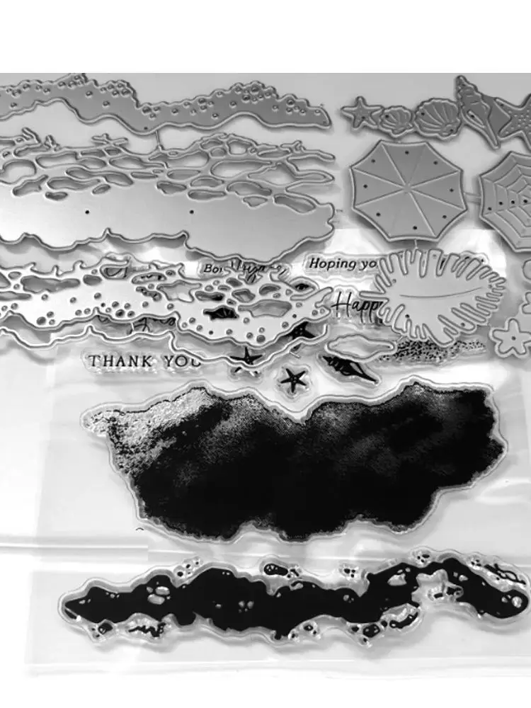 Thanks Flowers Stamps And Dies 2026 New Arrivals For Scrapbook And Stamping Albums Card Stencils Wish French Kids Craft - view 6