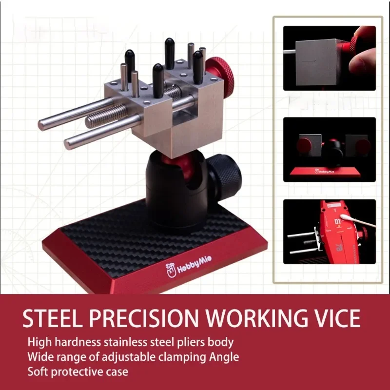 New Precision Work Bench Vise Desktop Model Bench Vise Desktop Stainless Steel Universal Mini Vise Fixing Tools