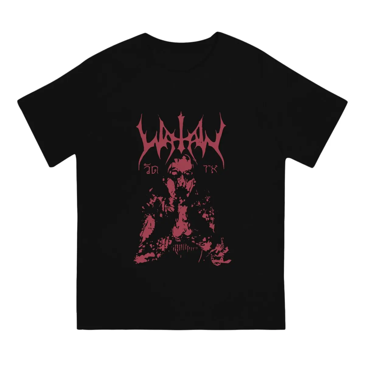 Watain Newest TShirt for Men Erik Round Collar Basic T Shirt Distinctive Gift Clothes Tops