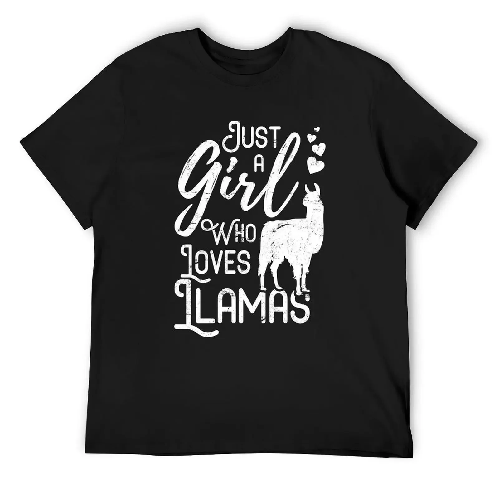 

Just a Girl Who Loves Llamas T-Shirt shirts graphic essential t shirt rapper graphic tees vintage t shirt men