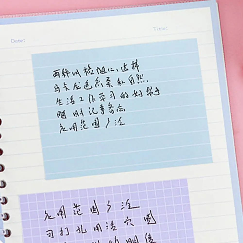 150Pcs Convenient Memo Cards Lightweight Message Notepads Smoothly Writing Work Planner Memo Pads Index Cards  Widely Used