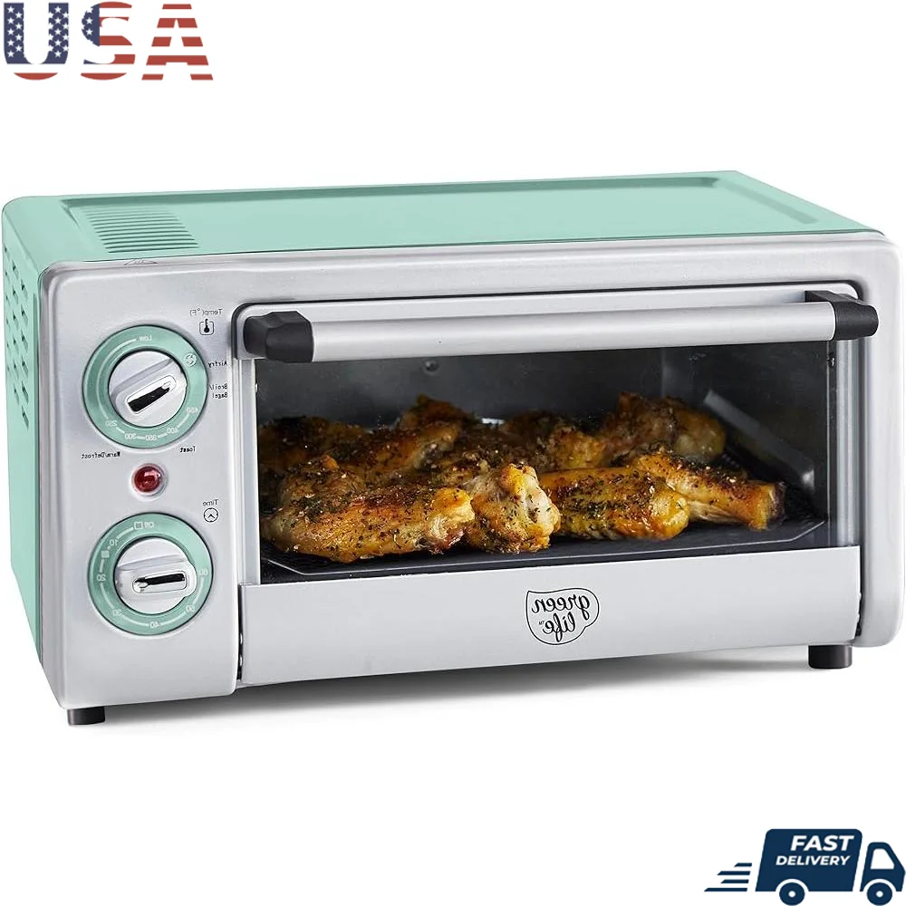 الفولاذ المقاوم للصدأ كونترتوب محمصة فرن الهواء المقلاة خالية من السموم السيراميك غير لاصقة التدفئة المزدوجة التحكم الدقيق في درجة الحرارة تنوعا