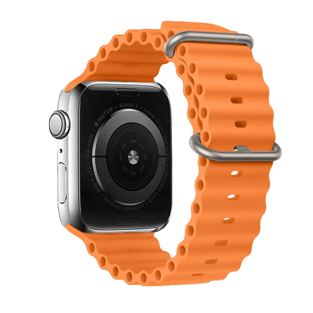 Ocean-Armband für Apple Watch Ultra 4 3 2, 49 mm, 46 mm, 44 mm, 40 mm, 45 mm, 41 mm, 42 mm, Armband für iWatch Series 12, 11, 10, 9, SE, 8, 7. – Detail 5