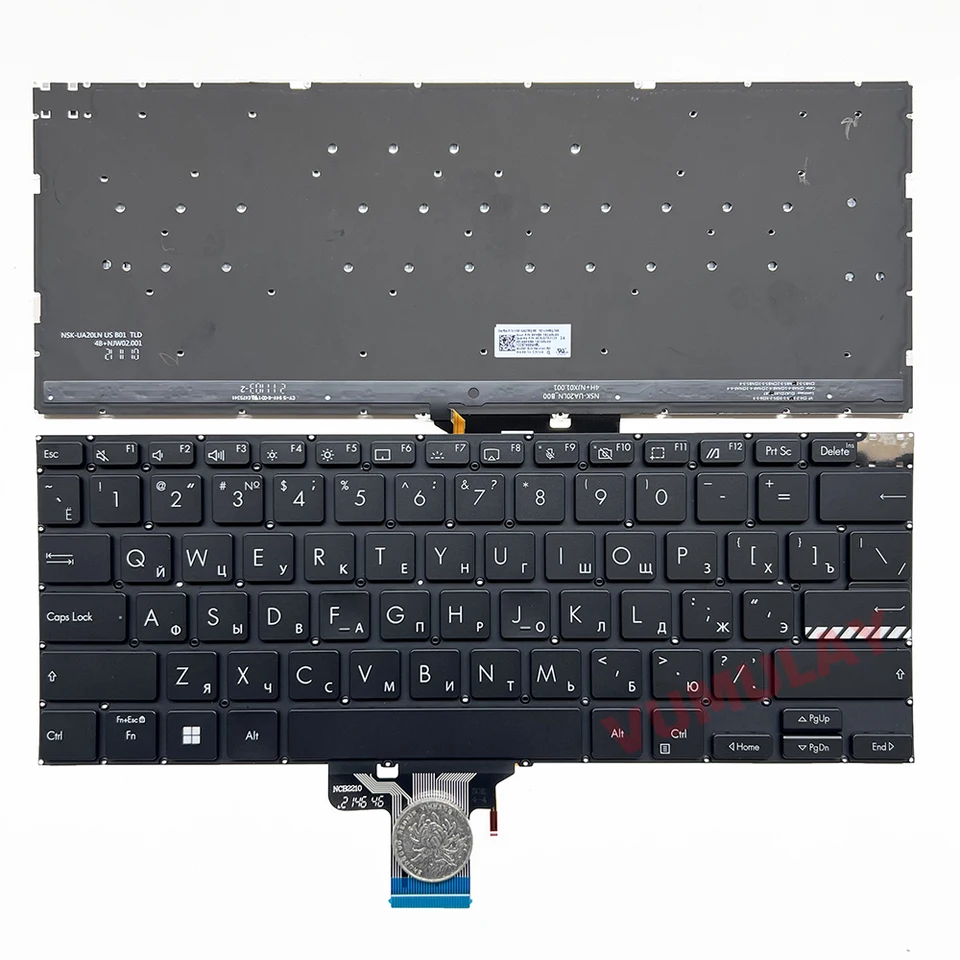 US/Latin/Spanish Backlit Keyboard for ASUS Vivobook Pro 14 X3400
