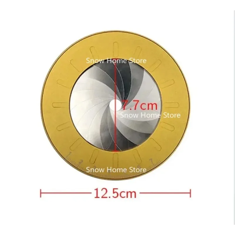 Creative Round Flexible Circle Drawing Ruler Compass 304 Stainless Steel Multifunctional Adjustable Metal Design Measuring Tool