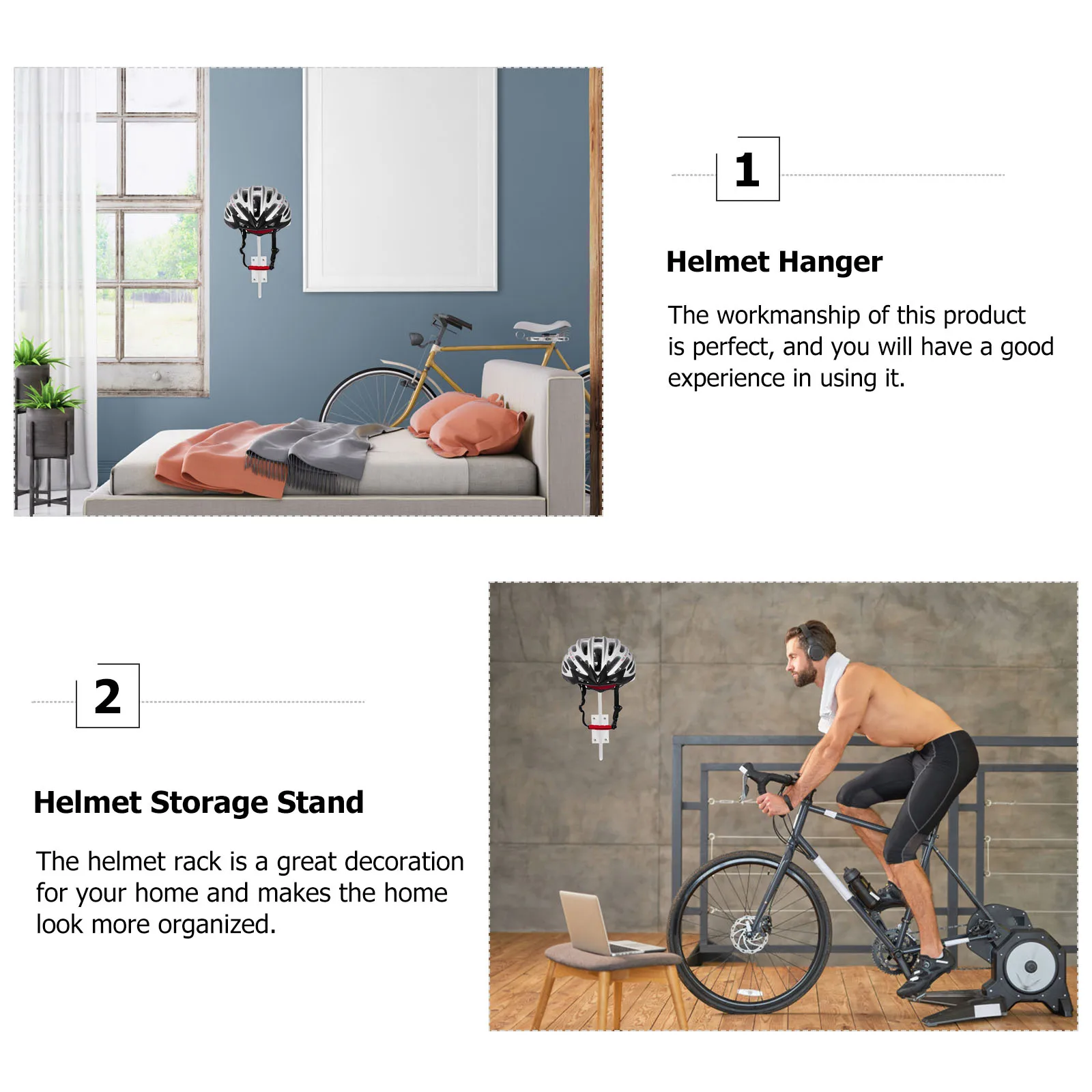 

Sturdy Wall Mounted Rack Hat Storage Organizer Stand For Motorcycle Helmets Home Decoration Functional Display Rack Cozy