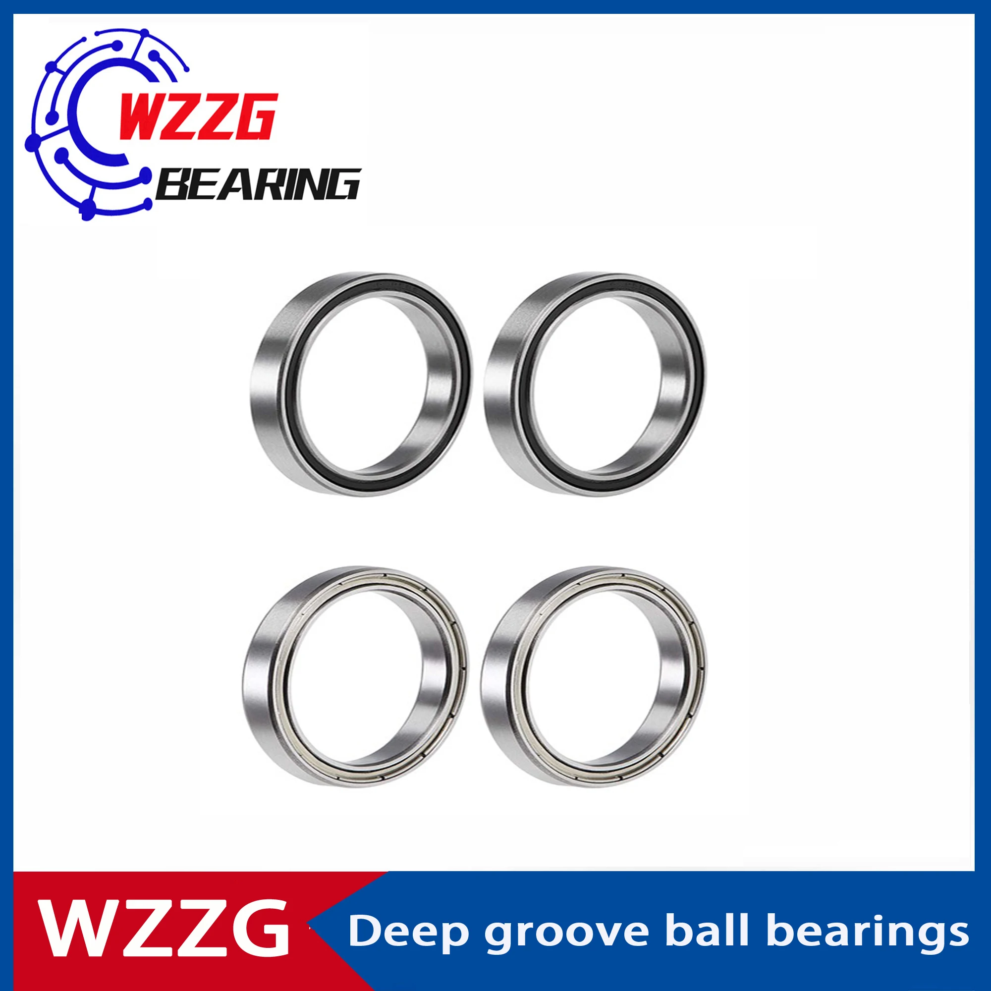 WZZG 6706-ZZ 2RS (10 pieces/lot) thin wall high-quality bearings 30*37*4 mm deep groove ball bearings