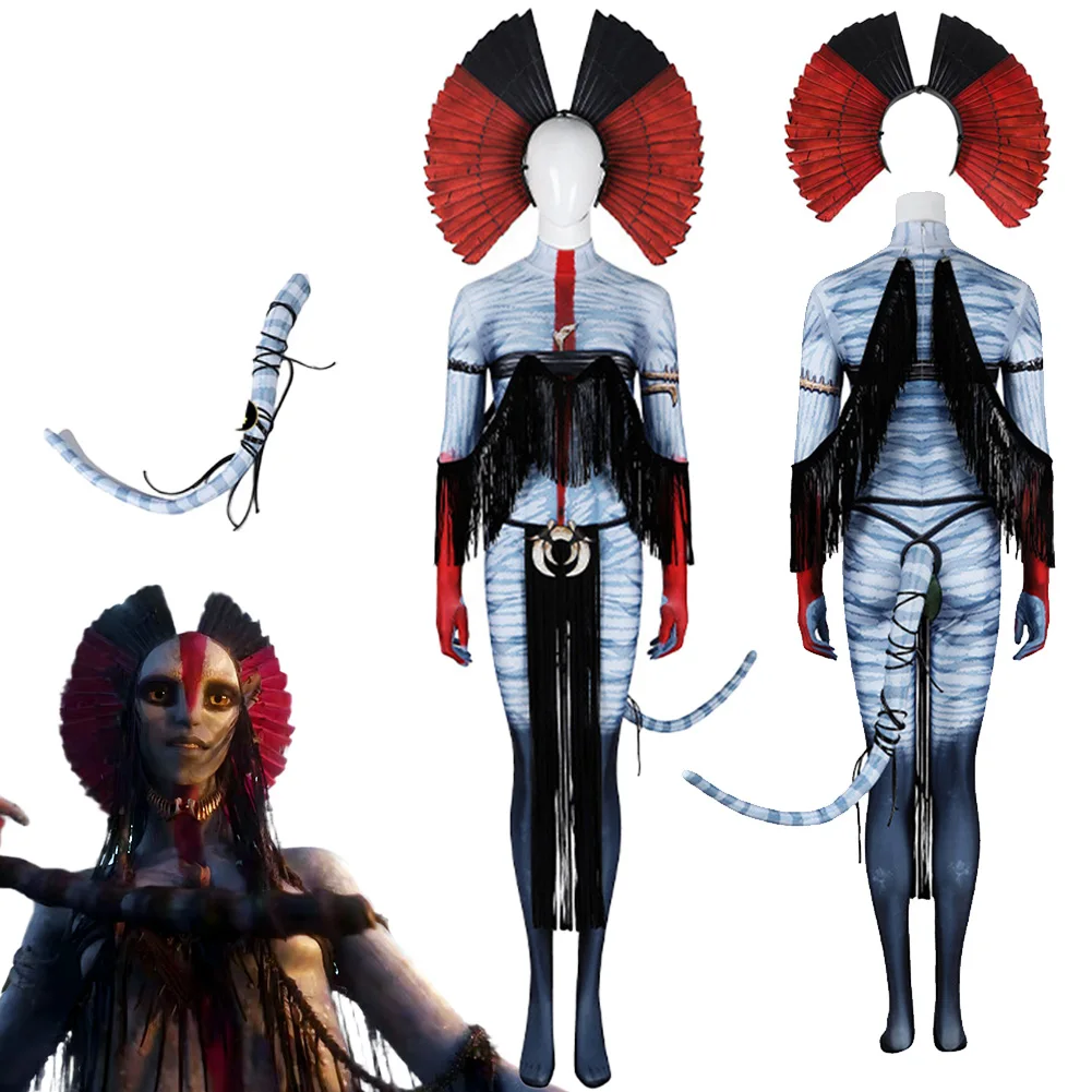 

Fantasy 2025 Avatar of Fire Ash Chief Varang Cosplay Clothing Movie Costume Disguise Halloween Adult Women Fantasia Party Outfit