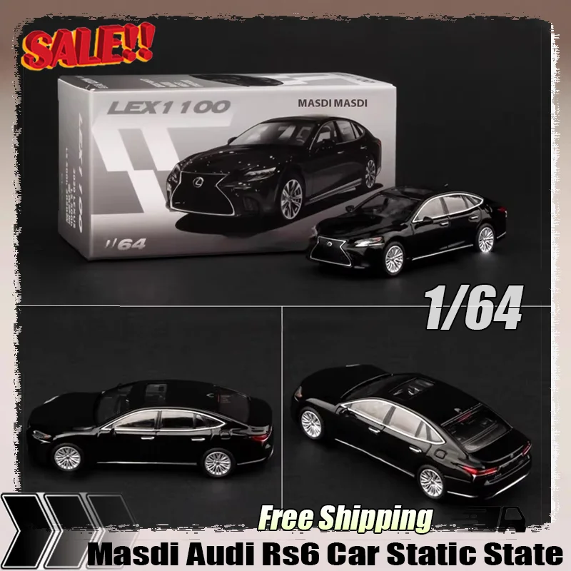 

New In Stock Lexus Ls 500h 1:64 Masdi 2020 Car Model Miniature Alloy Diecast Model Lexus Car Collection Ornaments Custom Toy Kid