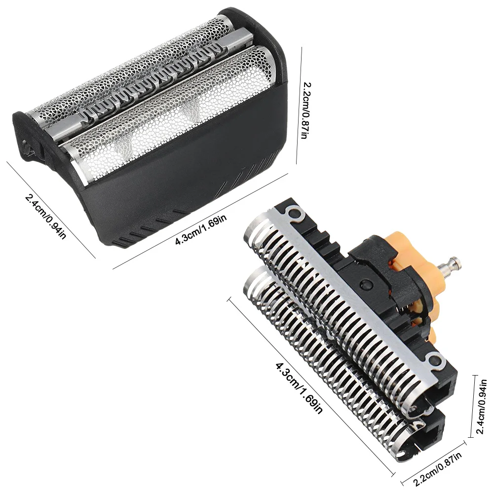 Replacement Foil Cutter Shaver Head for Braun Electric Shavers 30B 310 330 Series Good Performance Replacement Foil Head