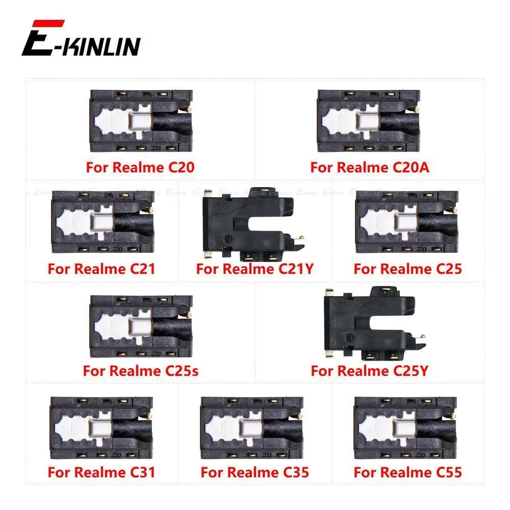 Ear Earphone Port Connector Headphone Jack Audio Flex Cable For OPPO Realme C20 C20A C21 C21Y C25 C25s C25Y C31 C35 C55 Parts
