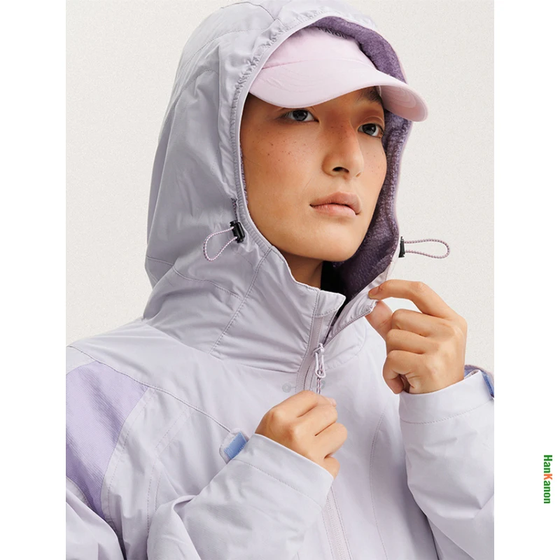 سترة Ultra - Light Cloud Velvet مقاومة للماء والرياح للتدريب الشتوي - للجنسين للتخييم والمشي لمسافات طويلة #2