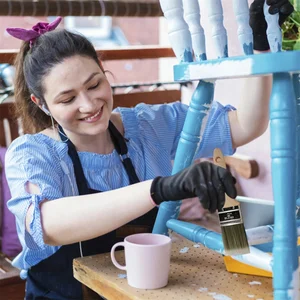 Double -chip painting brushes set, wooden brushes and fence coloration, masonry brush with wooden handle 8 Main Sales Brush Watercolor - №6